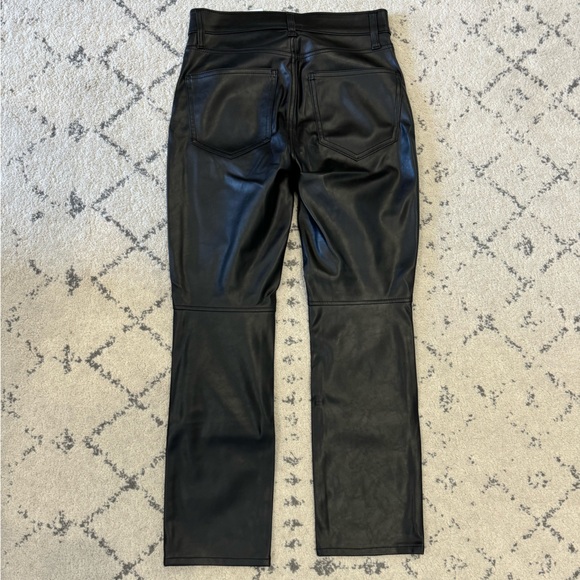 GAP High Rise Faux-Leather Vintage Slim Vegan Pant - Picture 7 of 9